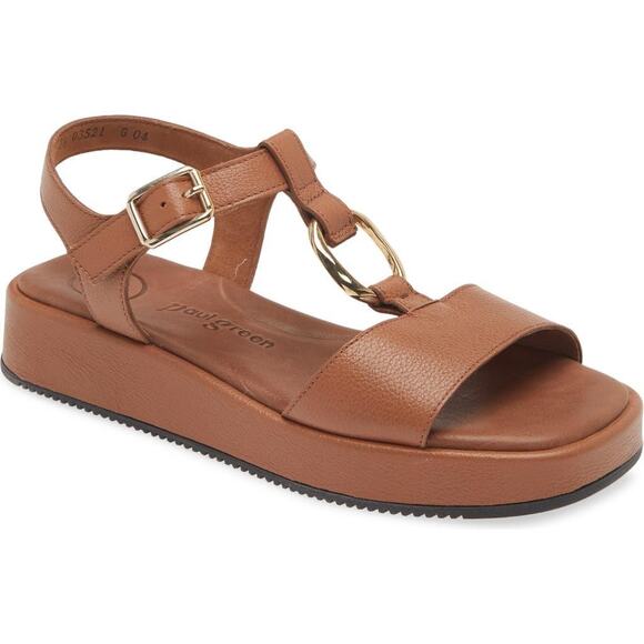 Paul Green Brown  Paul Taos Platform fisherman  Sandal size UK 6.5 / us 9 - Picture 2 of 12